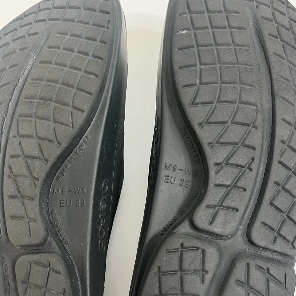 Oofos Ooahh Slides Black Size M 6 / W 8